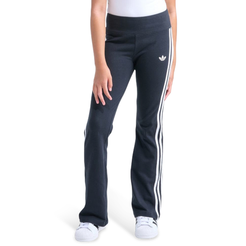 GIRLS - adidas 3 Stripe Flare - Black/White