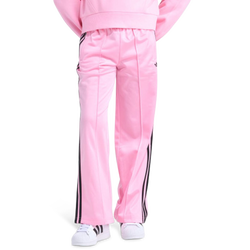 Girls' Grade School - adidas Originals Wide Leg Firebird Pants - Light Pink/Black