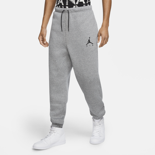 

Jordan Mens Jordan Jumpman Air Fleece Pants - Mens Carbon Heather/Black Size XL