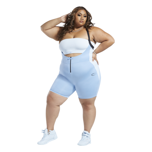 

Reebok Womens Reebok Cardi Plus Size 2-in-1 Leotard - Womens Blue/Blue