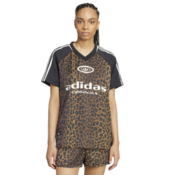 Women's - adidas Leopard Jersey - Multi/Black