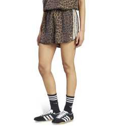 Women's - adidas Leopard Shorts - White/Multi