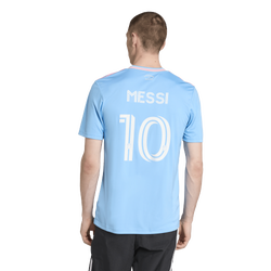 Men's - adidas Inter Miami CF 3 Replica Jersey-Messi - Semi Blue Burst/Blue