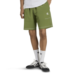 Men's - adidas Originals Essential Fleece Shorts - Olive