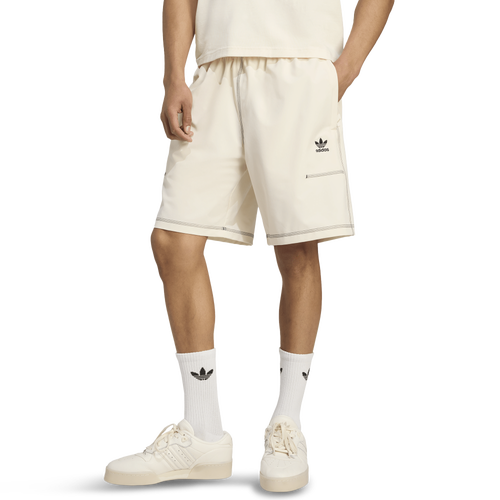 adidas Originals Essential Fleece Shorts - adidas Originals Wonder White