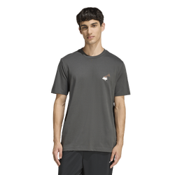 Men's - adidas Coffee Cheesecake Graphic T-Shirt - Grey Six