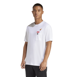 Men's - adidas Mini Embroidery Graphic T-Shirt - White