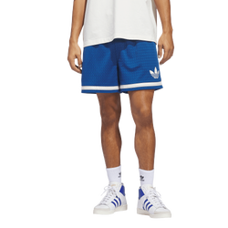 Men's - adidas Warp Knit Shorts - Dark Marine/Ivory