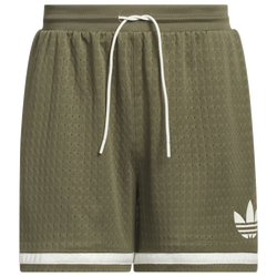 Men's - adidas Warp Knit Shorts - Strata Olive