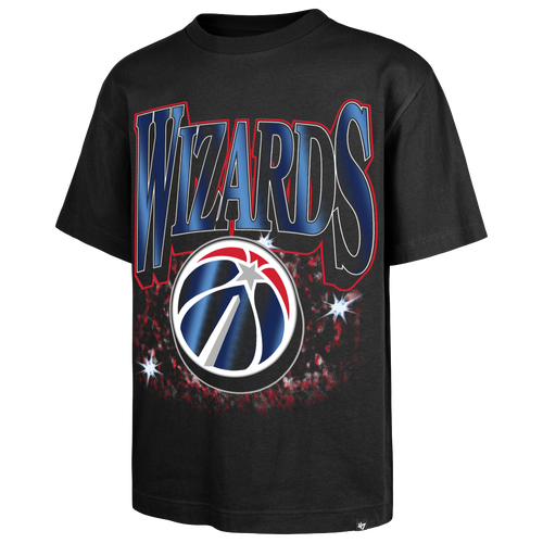 47 Brand Mens Washington Wizards NBA Washington Wizards Flashbulb Foundation T - - Black