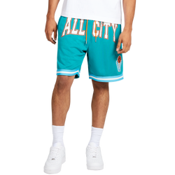 Men's - All City By Just Don Basketball Short - Green/Blue