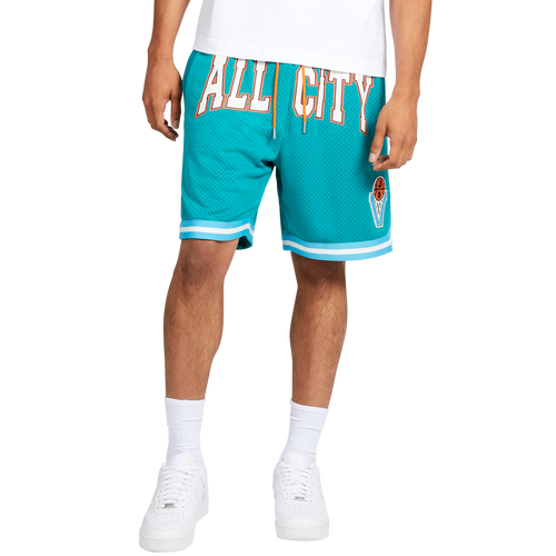 

All City By Just Don Mens All City By Just Don Basketball Short - Mens Blue/Green Size L