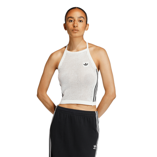WOMENS - adidas Crochet Top - Off White