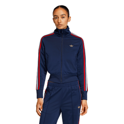Women's - adidas Originals Firebird Classic Track Top - Night Indigo/Better Scarlet/White
