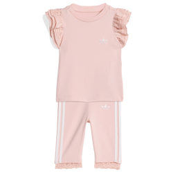 Girls' Toddler - adidas Tights & T-Shirt Set - Pink/Pink