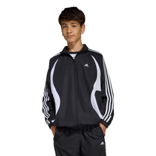 BOYS - adidas Originals Teamgeist Loose Track Top - Black/White