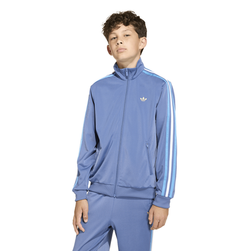  - adidas Originals Firebird Loose Track Top - Crew Blue/Light Football Gold