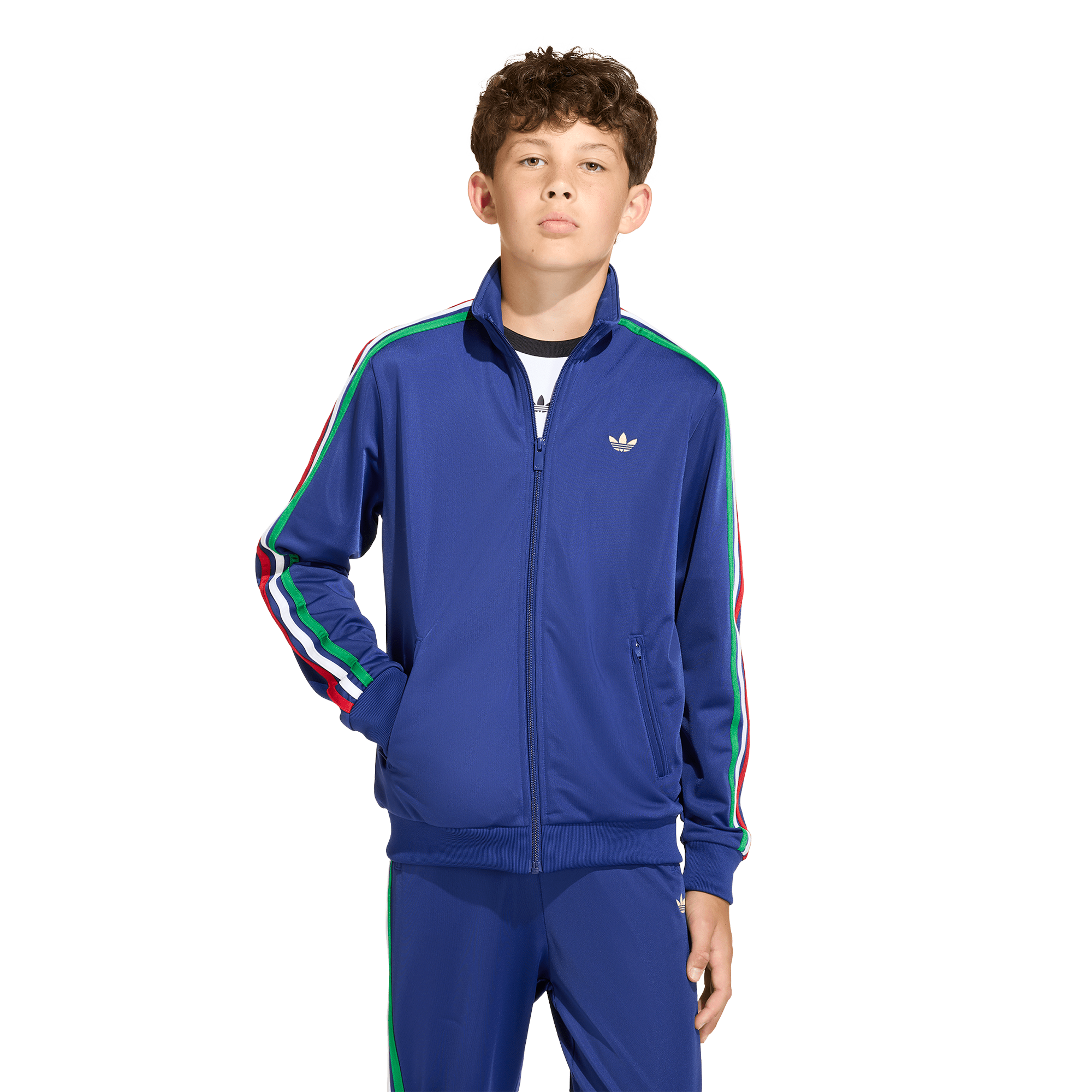トップス adidas Originals Firebird Set Up L adidas Originals Firebird Loose Track Top - Boys' Grade School