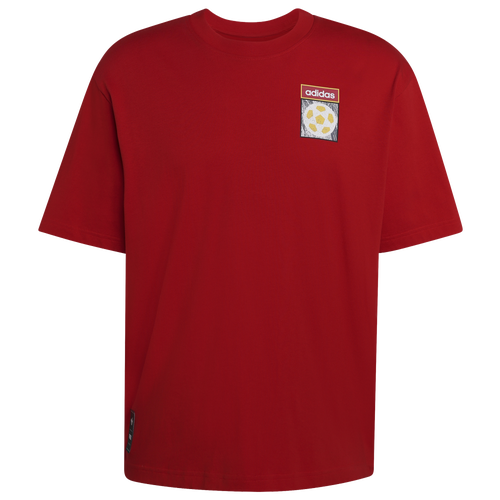  - adidas Archive Country Flag T-Shirt - Scarlet/Multi