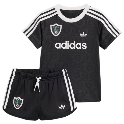  - adidas Originals x Disney Jersey & Shorts Set - White/Black