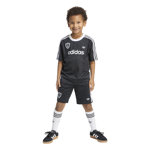  - adidas Originals x Disney Jersey & Shorts Set - White/Black