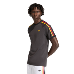 Men's - adidas Germany World Cup '26 3 Stripe T-Shirt - Black/Multi