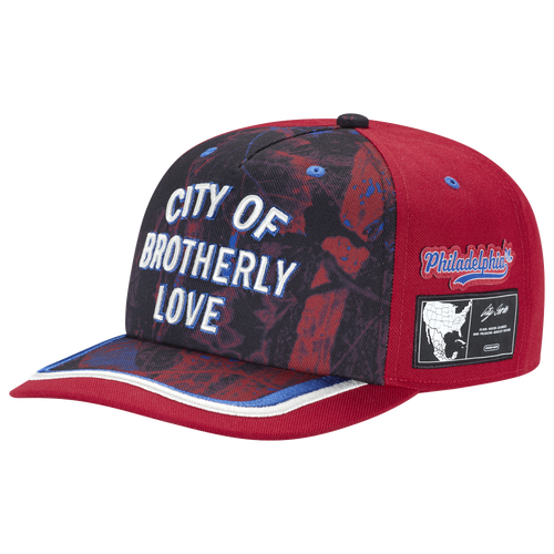 ADULT - adidas Philadelphia City Cap - Black/Red Blue