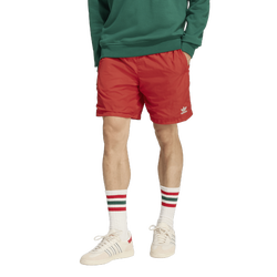 Men's - adidas Originals Trefoil Essentials Woven Pants - Better Scarlet