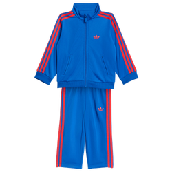 Boys' Toddler - adidas Originals Firebird Track Suit - Blue/Semi Lucid Red
