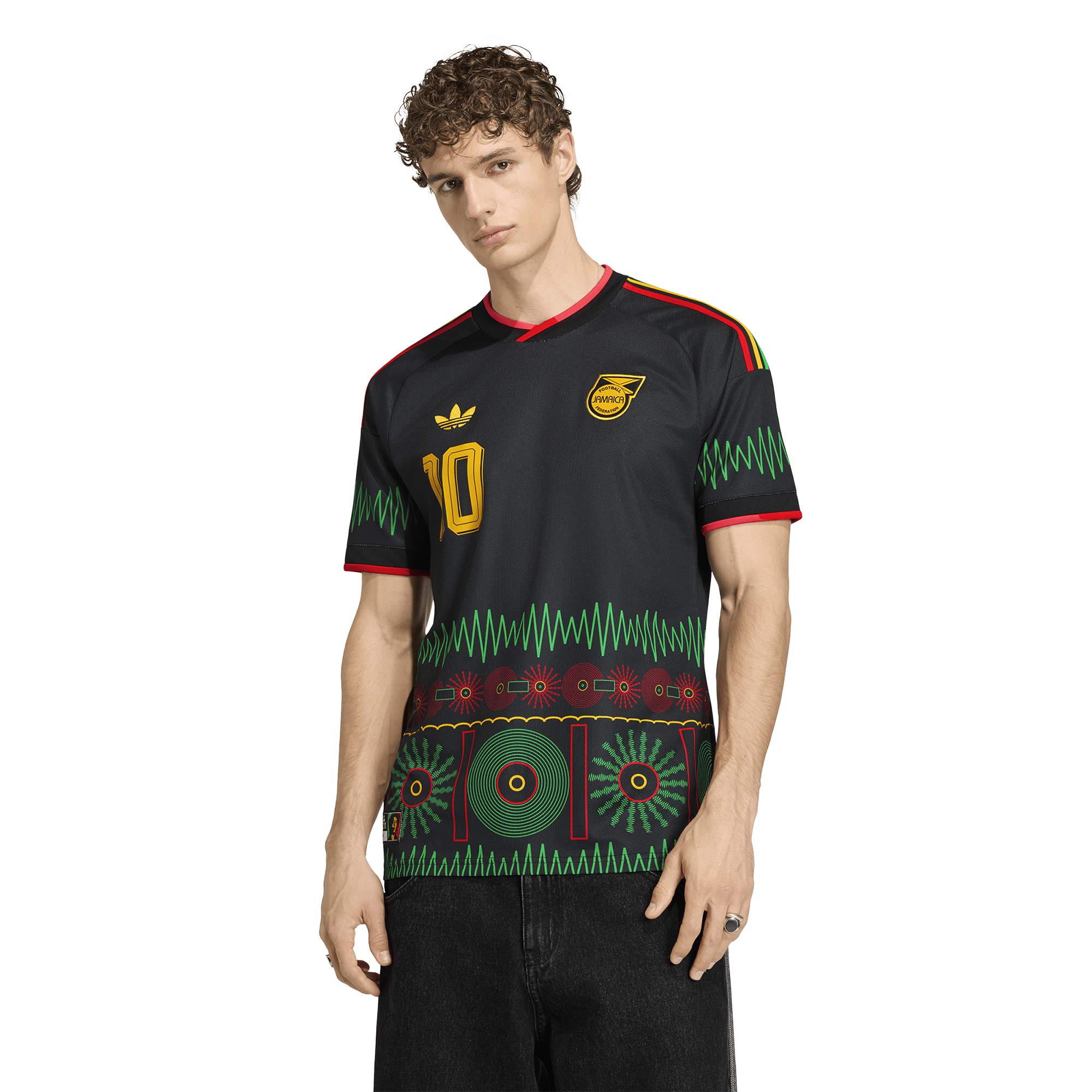 ムハマド　ズリヤンシャ adidas Jamaica World Cup Away M10 Jersey - Men's | Champs Sports
