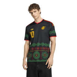 Men's - adidas Jamaica World Cup Away M10 Jersey - Black