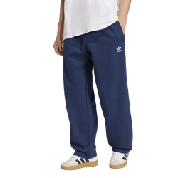 Men's - adidas Originals Trefoil Essentials Open Hem Pants - Night Indigo