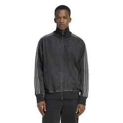 Men's - adidas Originals Adicolor Denim Firebird Track Top - True Black Denim