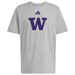 Men's - adidas University Of Washington Graphic T-Shirt - Gray