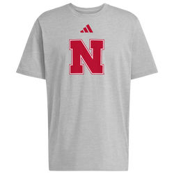 Men's - adidas University Of Nebraska Graphic T-Shirt - Gray