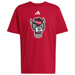 Men's - adidas College Logo Short Sleeve T-Shirt - Red