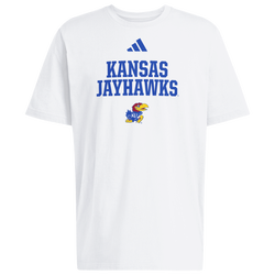 Men's - adidas NCAA Wordmark Short Sleeve T-Shirt - White