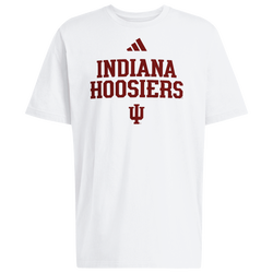 Men's - adidas NCAA Wordmark Short Sleeve T-Shirt - White