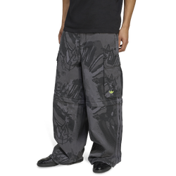 Men's - adidas Zip Off Cargo Pants  - Olive/Volt/Brown