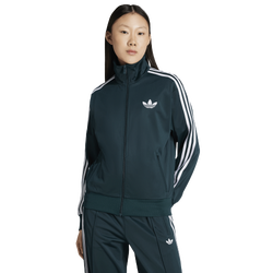 Women's - adidas Originals adicolor Firebird Lifestyle Track Top  - Aurora Ivy/White