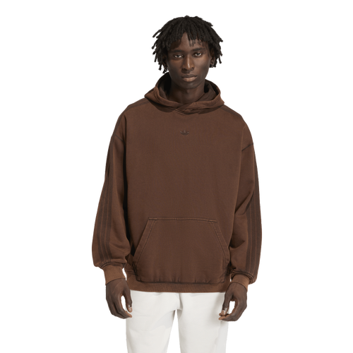  - adidas Originals Premium Essentials Retro Washed Hoodie - Aurora Coffee