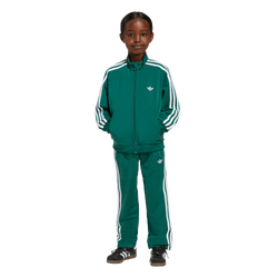 Boys' Preschool - adidas Originals Adicolor Firebird Tracksuit - Collegiate Green/White