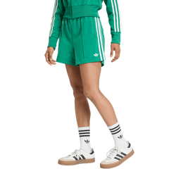 Women's - adidas FB Short - White/Bold Green