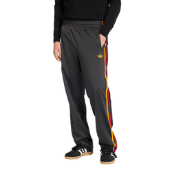 Men's - adidas Firebird Track Pants - Team Power Red/Collegiate Gold/Utility Black