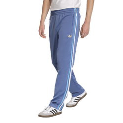 Men's - adidas Firebird Track Pants - Blue/Carolina