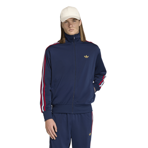 MENS - adidas Nations Firebird Track Top - Night Indigo/Better Scarlet