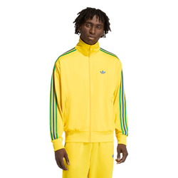 Men's - adidas Nations Firebird Track Top - Green/Collegiate Royal/Eqt Yellow