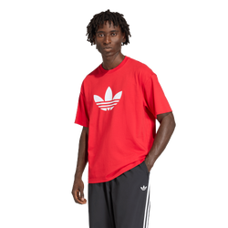 Men's - adidas Originals adicolor Trefoil T-Shirt - Better Scarlet/White
