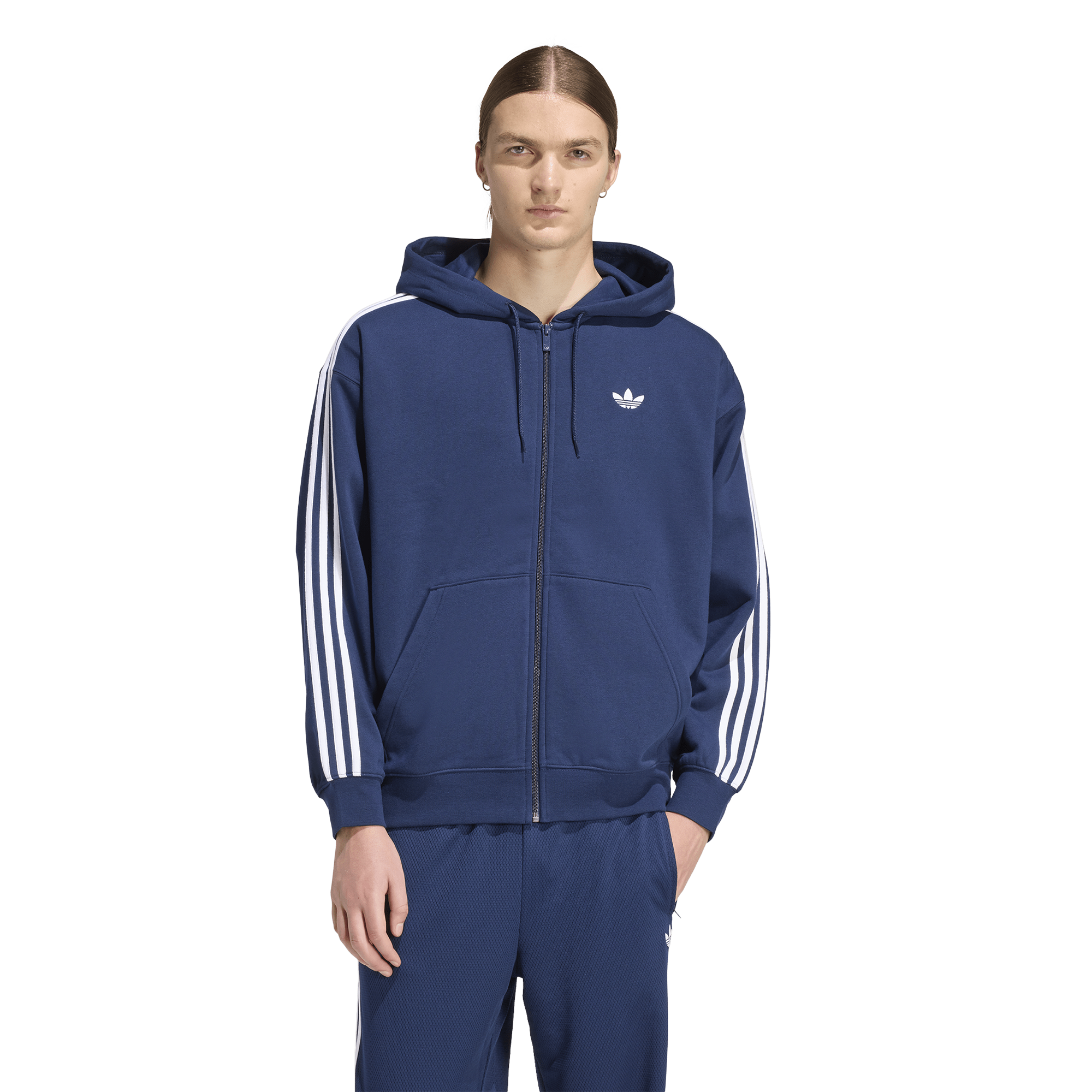 adidas Originals Adicolor Oversize Full-Zip Hoodie - Men's | Foot
