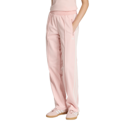 Women's - adidas Originals Firebird Knitted Crochet Track Pants - Sandy Pink